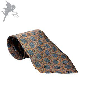 GIORGIO ARMANI Graphic "Snake" Print Silk Tie